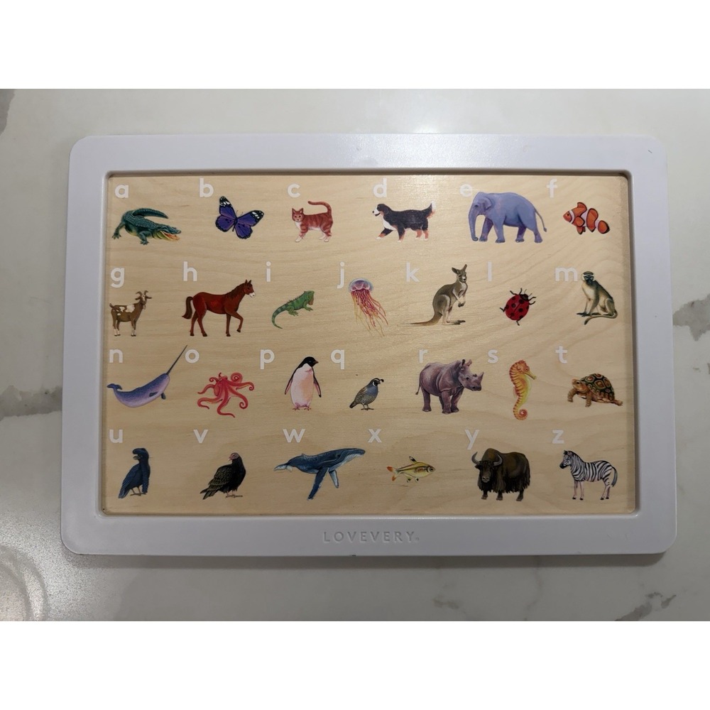 Lovevery Letter Sounds Animal Puzzle Board Only Storyteller Kit Replacement